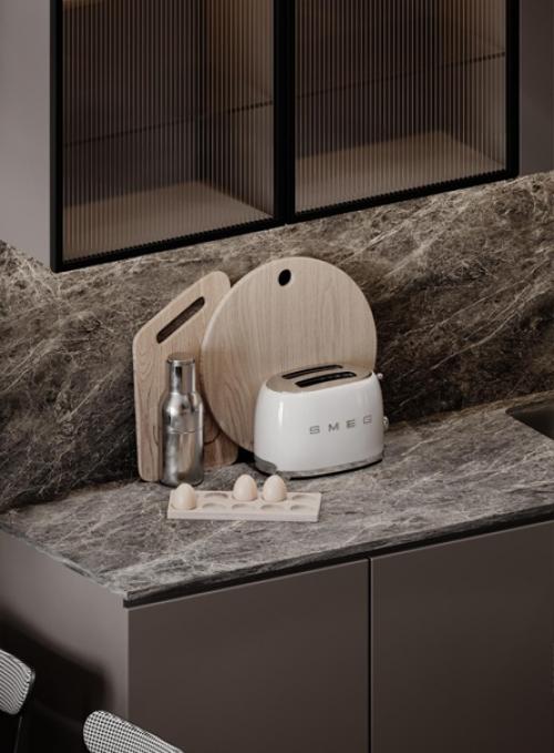 Красивый интерьер. Современной кухни - гостиной. 05