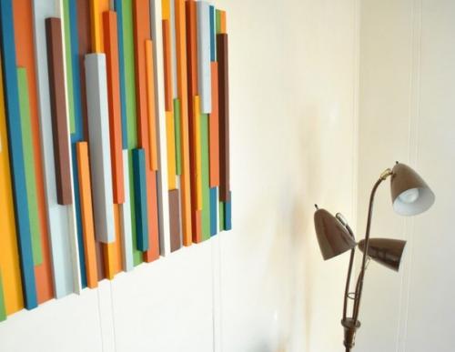 Рельефная картина на стене- необычный и оригинальный способ украсить интерьер комнаты. 03