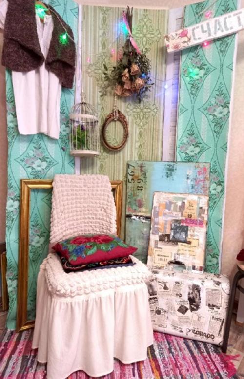 Домашняя фотозона с ширмой. 09