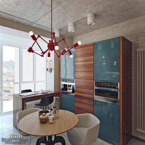 Дизайн однокомнатной квартиры-распашонки. 05