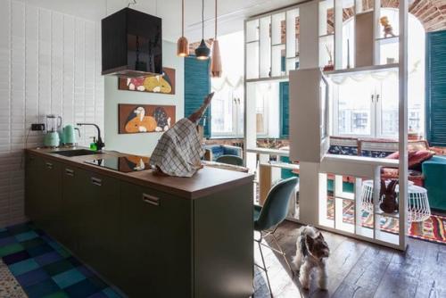 Эклектичная двухуровневая квартира для дизайнера ч. 2. 01 Эклектичная двухуровневая квартира для дизайнера ч. 2. 01