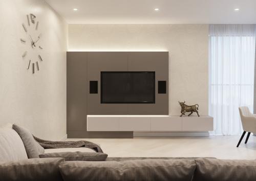 Гостиная в проекте четырехкомнатной квартиры в ЖК центральный (Самара). 04