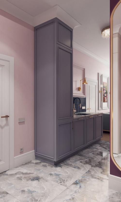 Проект однокомнатной квартиры 38 м 2 на Маяковского в Санкт-петербурге. 05