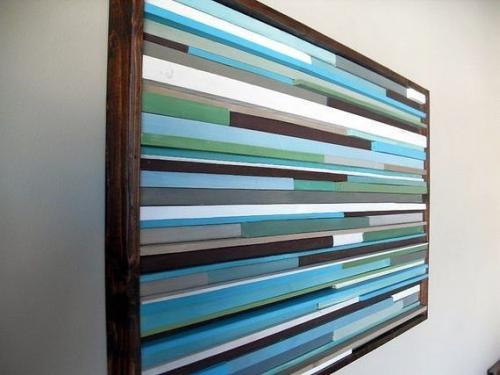 Рельефная картина на стене- необычный и оригинальный способ украсить интерьер комнаты. 01