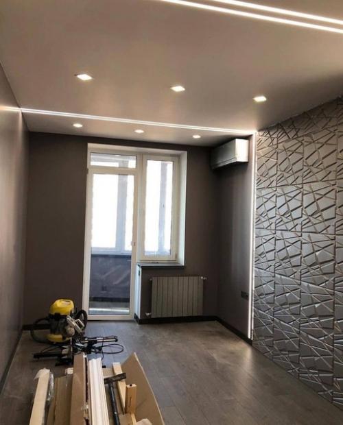 Ремонт в новостройке. Интересные идеи оформления стен. 04