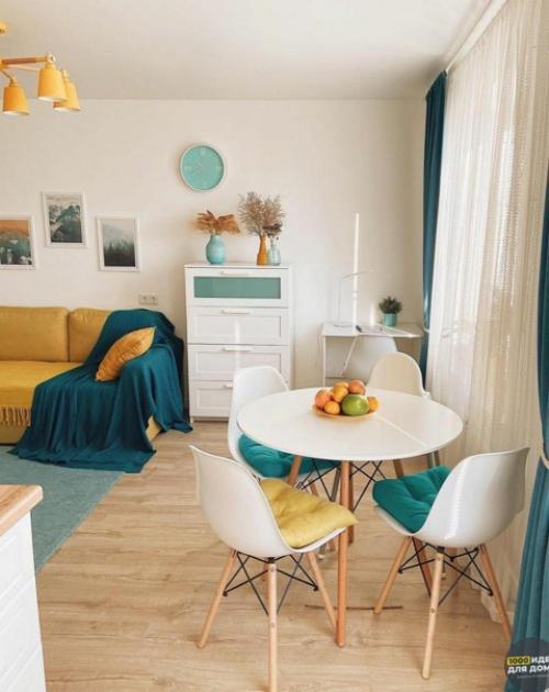 Красивый интерьер. В ярких оттенках. 02