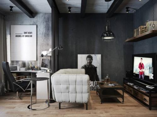 Современный интерьер для молодого мужчины. 05