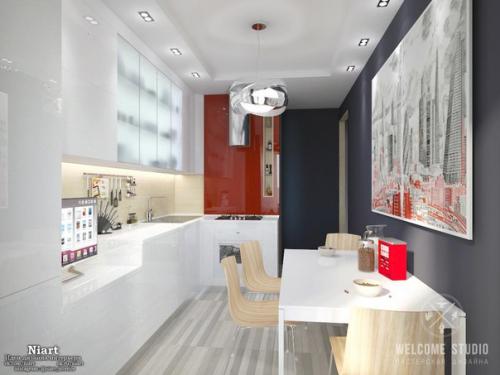 Двухкомнатная квартира Maxi - Красный. 03