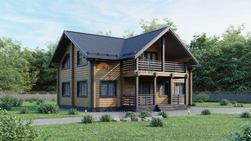 Проект Устье Кировское из клееного бруса! 01 Проект Устье Кировское из клееного бруса! 01