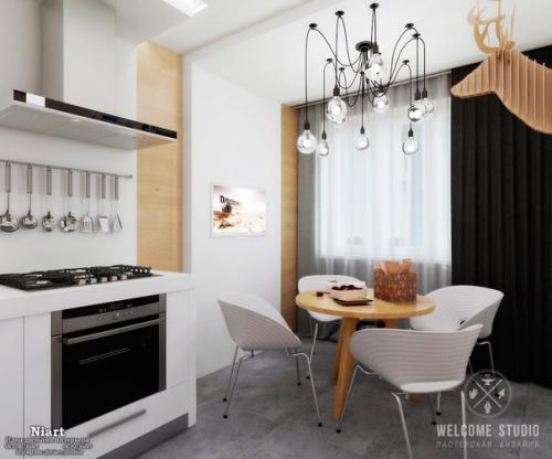 Двухкомнатная квартира Бетонные Джунгли. 03