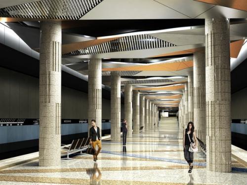 Вот так будут выглядеть 8 станций новой Кожуховской ветки метро. 04