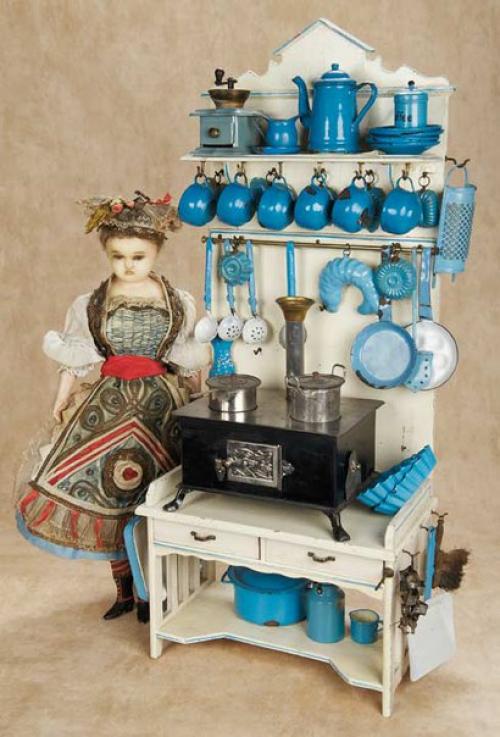 Старинные детские игрушки и домики. 01