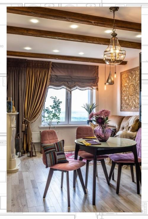 Квартира в восточном стиле. 02