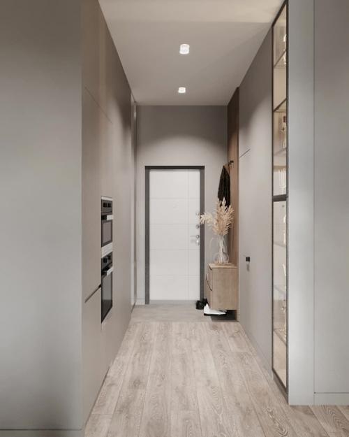 Дизайн - проект небольшой студии без ярких акцентов в нейтральных тонах. 08