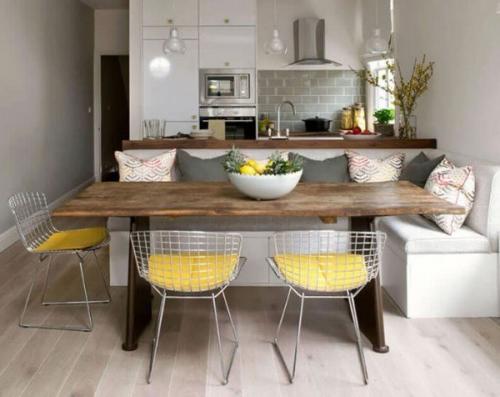 Диванчик на КУХНЕ.  Многофункциональные пространства уже давно наши сердца завоевали. 03