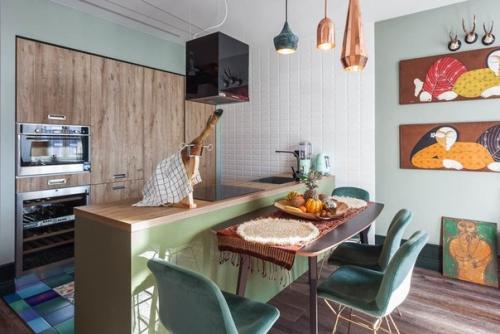 Эклектичная двухуровневая квартира для дизайнера ч. 2. 02 Эклектичная двухуровневая квартира для дизайнера ч. 2. 02