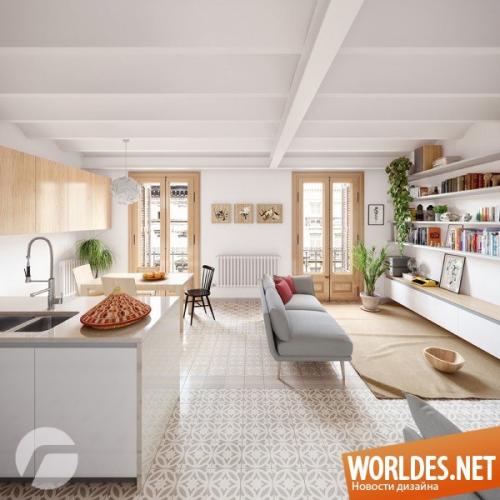 * Идеи для ремонта: потрясающие квартиры, которые показывают красоту скандинавского дизайна *. 01