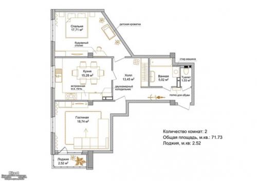 Овсяно - шоколадный пирог с ягодами. 09