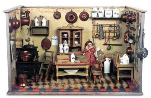 Старинные детские игрушки и домики. 04