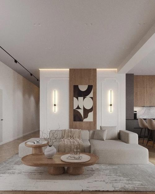 Доделали стильный интерьер гостиной. 03