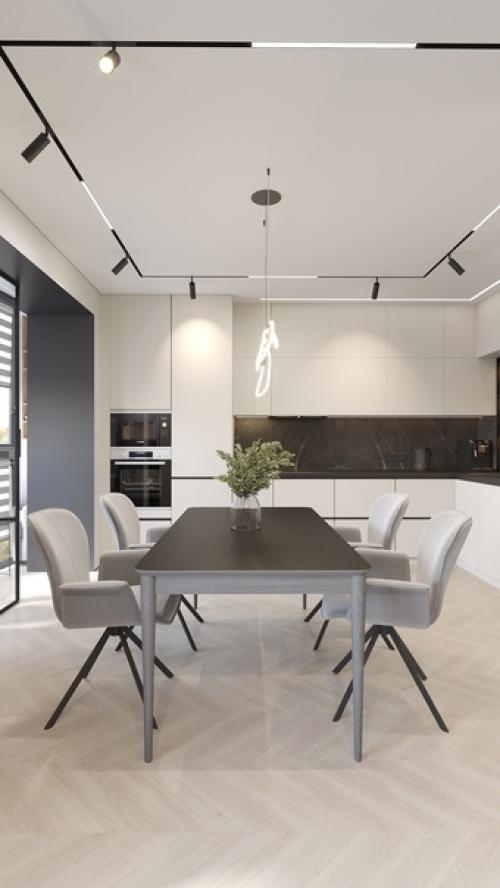 Зона кухни + лоджия из нового проекта. 01