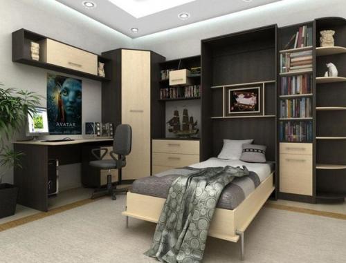 Как спрятать кровать в комнате: 6 интересных советов. 01