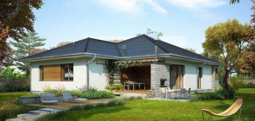 План и фасады польского дома оберон. 01 План и фасады польского дома оберон. 01