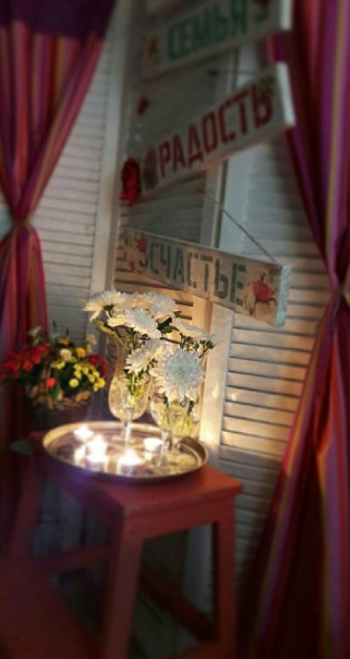 Домашняя фотозона с ширмой. 02