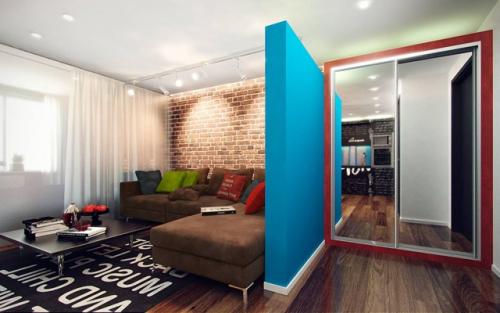 Современный интерьер для молодого мужчины. 09