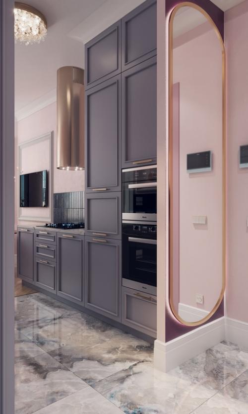 Проект однокомнатной квартиры 38 м 2 на Маяковского в Санкт-петербурге. 03