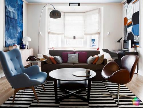 Современный интерьер для молодой семьи в Москве ч. 1. 01