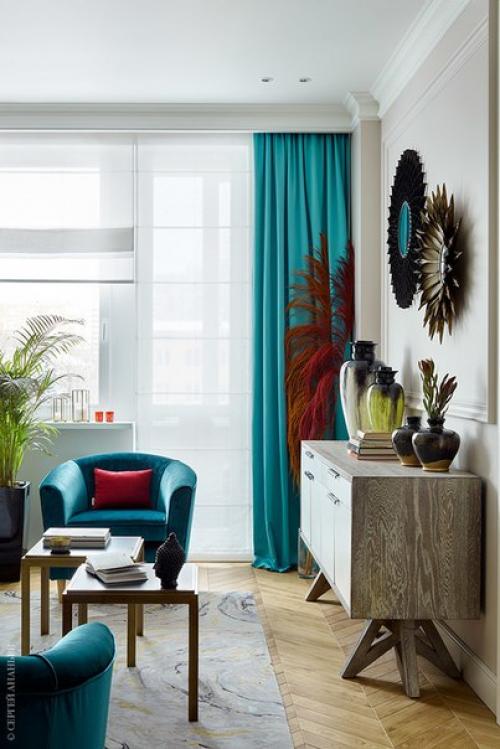 Московские тропики: стильная квартира молодой женщины (46 кв. 02