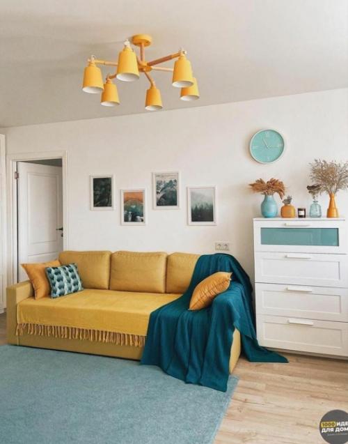 Красивый интерьер. В ярких оттенках. 03