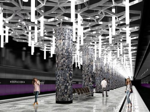 Вот так будут выглядеть 8 станций новой Кожуховской ветки метро. 01