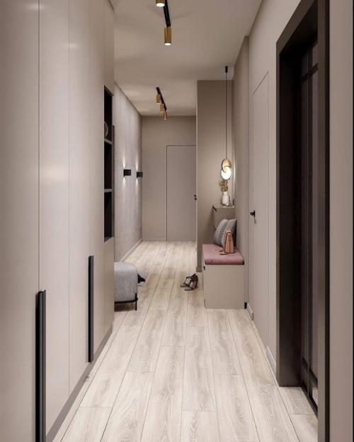 Дизайн - проект квартиры в светлой цветовой гамме. 06