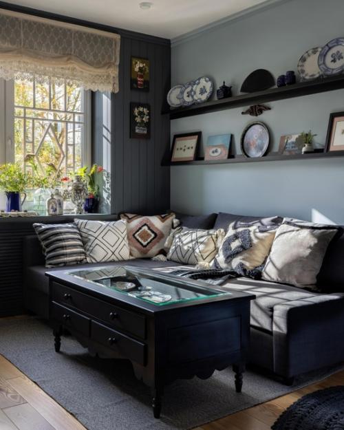 Как на ДАЧЕ. Дизайнер Соня Кондрашина спроектировала для себя небольшую квартиру площадью 38 кв. 01