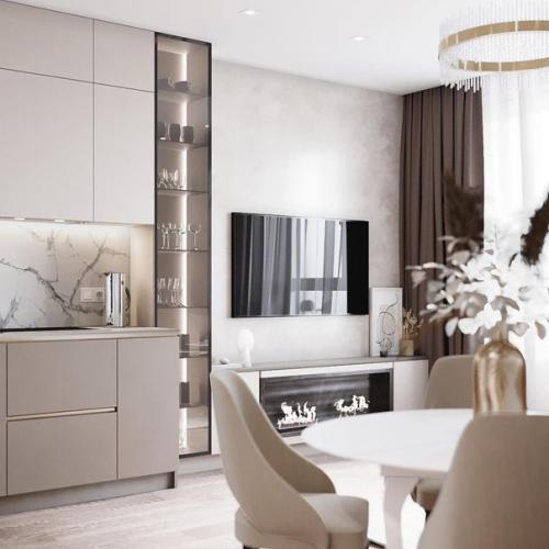 А для тех, кто не любит темные цвета в интерьере. 01