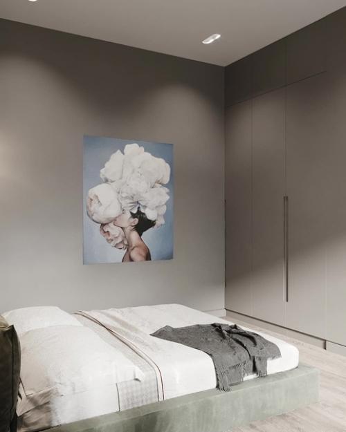 Дизайн - проект небольшой студии без ярких акцентов в нейтральных тонах. 07