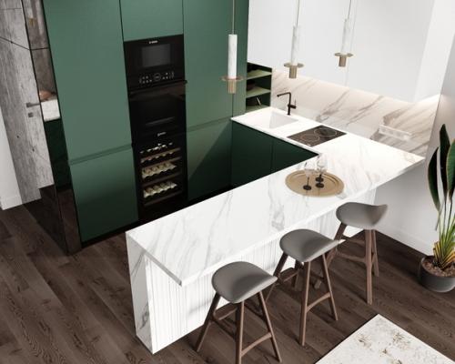 Проект 1-комнатной квартиры 42, 7 кв. 03