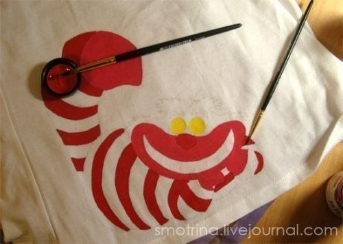 Как рисовать на одежде. 05