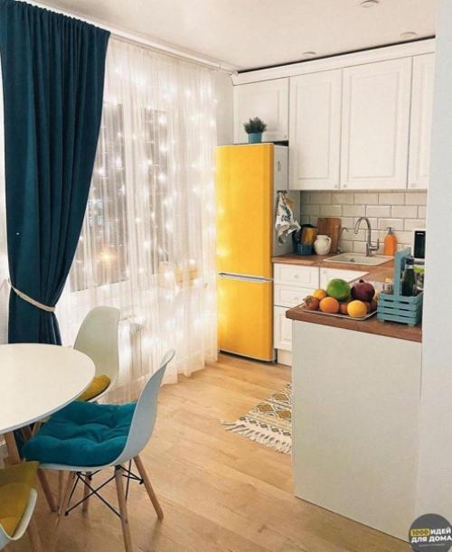 Красивый интерьер. В ярких оттенках. 01