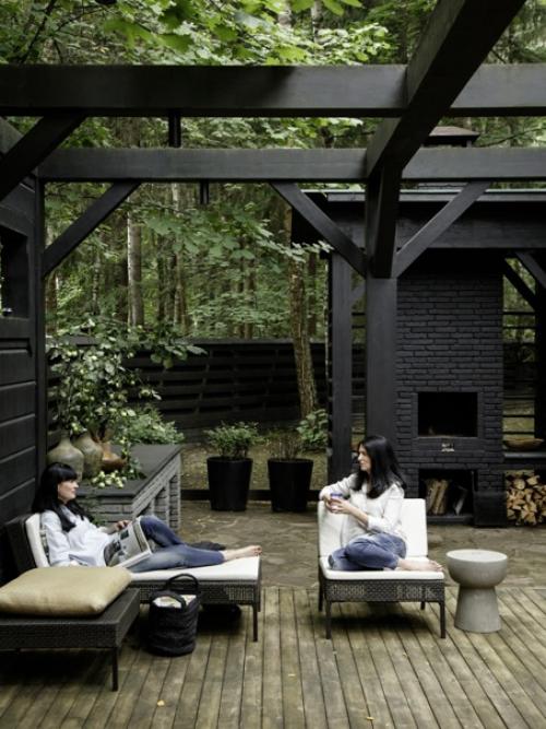 Дача с большой террасой в Подмосковье. 07