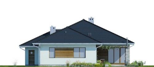 План и фасады польского дома оберон. 09 План и фасады польского дома оберон. 09