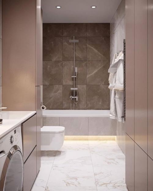 Дизайн - проект квартиры в светлой цветовой гамме. 08