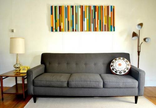 Рельефная картина на стене- необычный и оригинальный способ украсить интерьер комнаты. 04