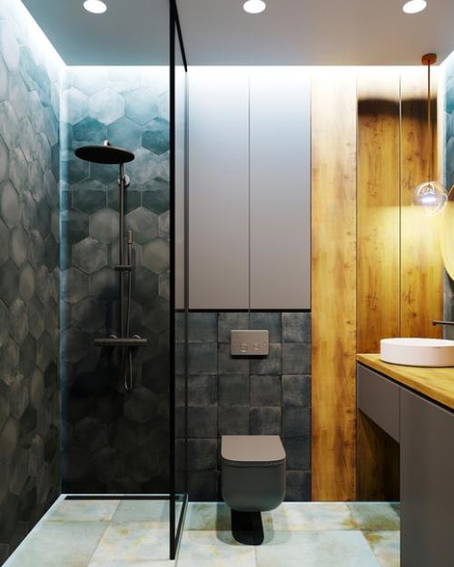 Атмосферная ванная комната. 01