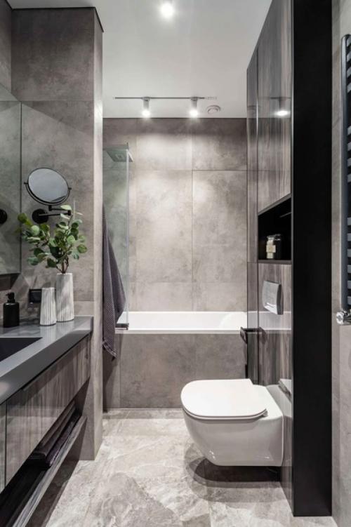 Функциональный стильный интерьер, в котором нет ничего лишнего. 08