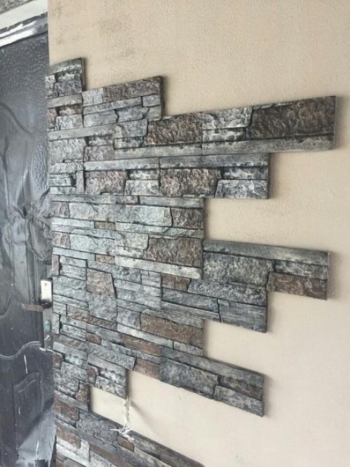 Сделал своими руками кирпичч для облицовки дома. 03