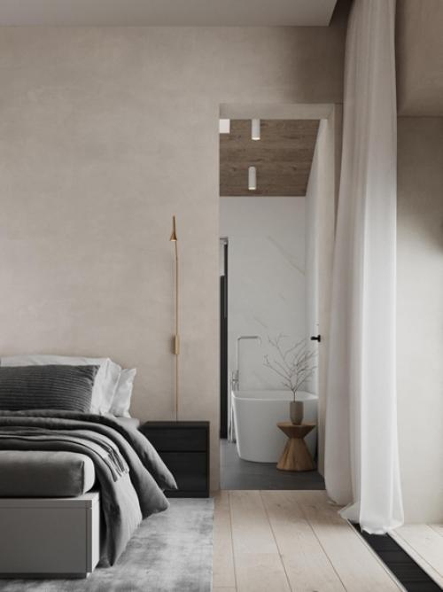 Интерьер квартиры. В светлых тонах. 02