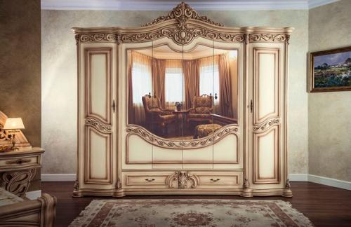 Спальня ШАХ, текстура Караваджо / крем. 01